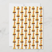 Indische Zeremonie für Babynahrung Einladung (Rückseite)