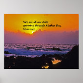 Indische Zitate Poster (Vorne)