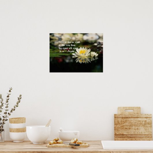 Indische Zitate Poster (Küche)