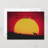 Indische Zitate Postkarte (Vorne/Hinten)