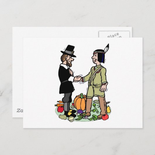 Indische Zusammenarbeit Pilgris Postkarte (Vorne/Hinten)