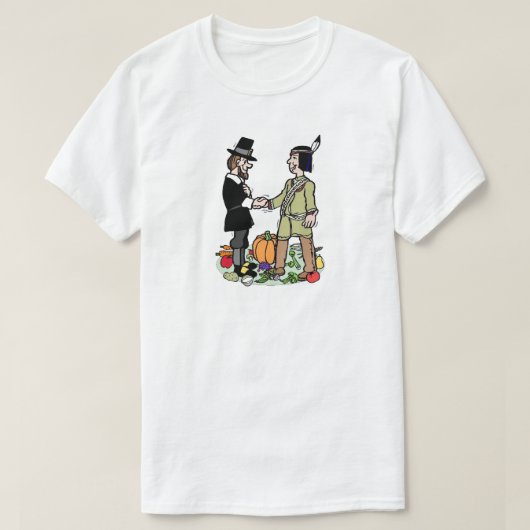 Indische Zusammenarbeit Pilgris T-Shirt (Design vorne)