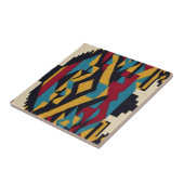 Indischer Abstrakter Tribut 01 Fliese (Seite)