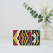 Indischer Abstrakter Tribut 01 Visitenkarte (Stehend Vorderseite)