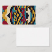 Indischer Abstrakter Tribut 01 Visitenkarte (Vorne/Hinten)
