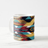 Indischer Abstrakter Tribut 02 Kaffeetasse (Vorderseite Links)