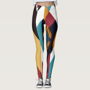Indischer Abstrakter Tribut 02 Leggings