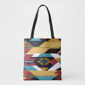 Indischer Abstrakter Tribut 02 Tasche (Vorderseite)