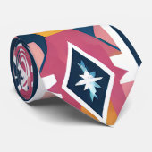 Indischer Abstrakter Tribut 18 Krawatte (Gerollt)