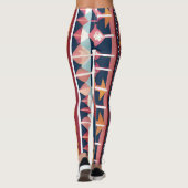 Indischer Abstrakter Tribut 18 Leggings (Rückseite)