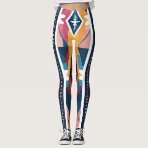 Indischer Abstrakter Tribut 18 Leggings