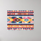 Indischer Abstrakter Tribut 18 Leinwanddruck (Vorderseite)