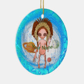 Indischer Alien-Schmuck Keramik Ornament (Rechts)
