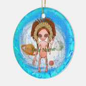 Indischer Alien-Schmuck Keramik Ornament (Links)