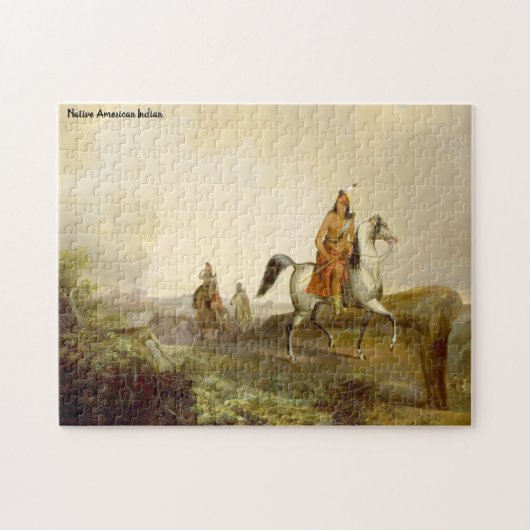 Indischer Amerikaner Puzzle (Horizontal)
