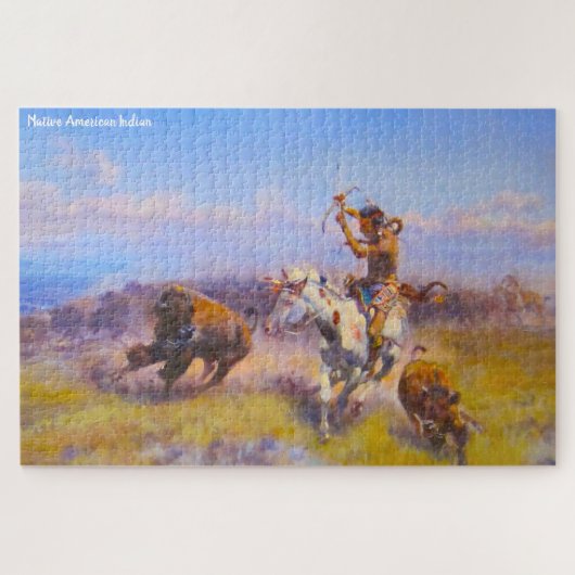 Indischer Amerikaner Puzzle (Horizontal)