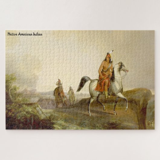 Indischer Amerikaner Puzzle (Horizontal)