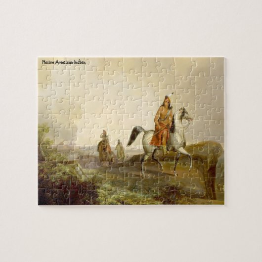 Indischer Amerikaner Puzzle (Horizontal)