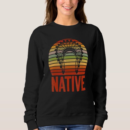 Indischer Amerikaner Ureinwohner Sweatshirt (Vorderseite)