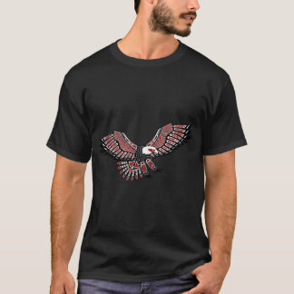 Indischer Amerikanische Ureinwohner Eagle m Nordwe T-Shirt