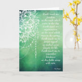 Indischer Amerikanische Ureinwohner Earth Gebet Karte (Gelbe Blume)