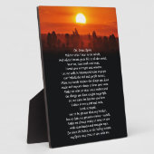 Indischer Amerikanische Ureinwohner Gebet Fotoplatte (Seite)