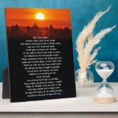 Indischer Amerikanische Ureinwohner Gebet Fotoplatte (Seite)