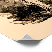 Indischer Amerikanische Ureinwohner Iroquois Poster (Ecke)