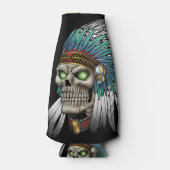 Indischer Amerikanische Ureinwohner-Stamm-Gothic-S Flaschenkühler (Vorderseite)