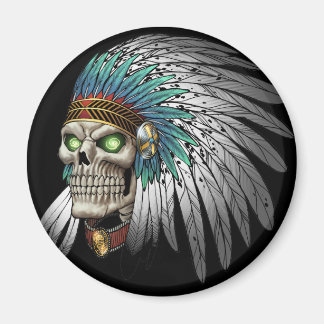 Indischer Amerikanische Ureinwohner-Stamm-Gothic-S Magnet
