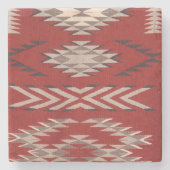 Indischer Amerikanische Ureinwohner Südwesten Steinuntersetzer (Vorderseite)