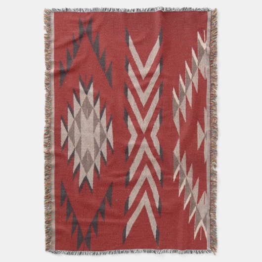 Indischer Amerikanische Ureinwohner Südwestrotes M Decke (Vorderseite Vertikal)