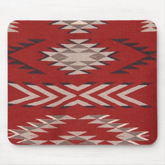 Indischer Amerikanische Ureinwohner Südwestrotes M Mousepad (Vorne)