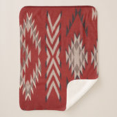Indischer Amerikanische Ureinwohner Südwestrotes M Sherpadecke (Vorderseite)