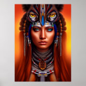 Indischer Apache Poster (Vorne)