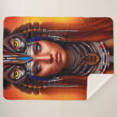 Indischer Apache Sherpadecke (Vorderseite (Horizontal))