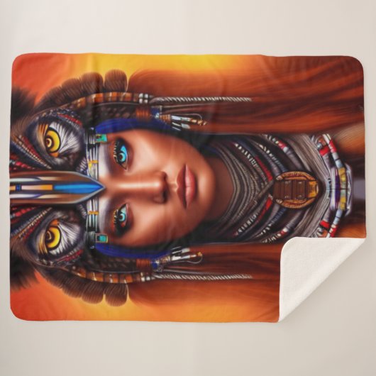 Indischer Apache Sherpadecke (Vorderseite (Horizontal))