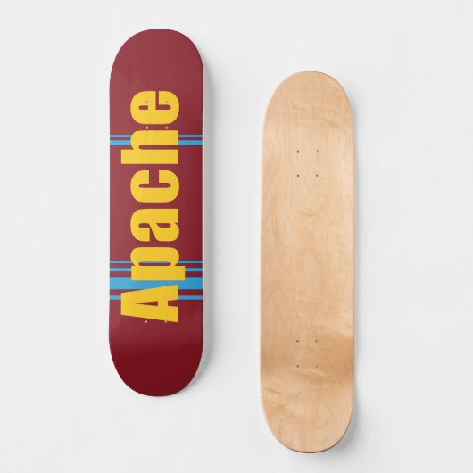 Indischer Apache Skateboard (Vorderseite)