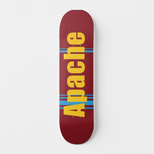 Indischer Apache Skateboard (Vorderseite)