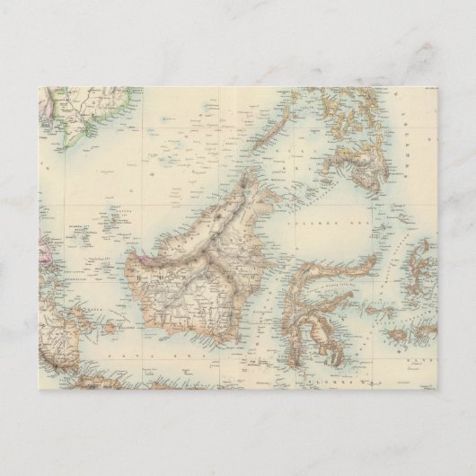 Indischer Archipel Postkarte (Vorderseite)