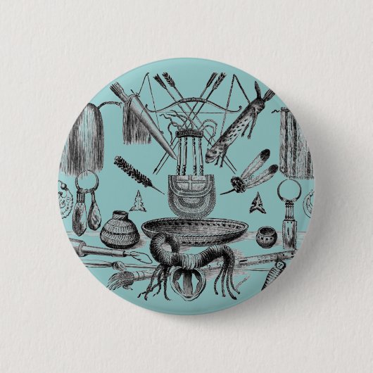 Indischer Artifacts utton Button (Vorderseite)