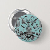 Indischer Artifacts utton Button (Vorne & Hinten)