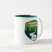 Indischer Bahngleis Zweifarbige Tasse (VorderseiteRechts)