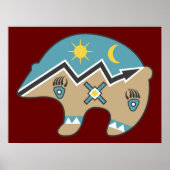 Indischer Bär-Druck Poster (Vorne)