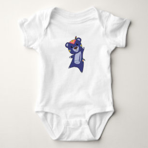 Indischer Bärenbär Fashion Teddy Feather Baby Strampler
