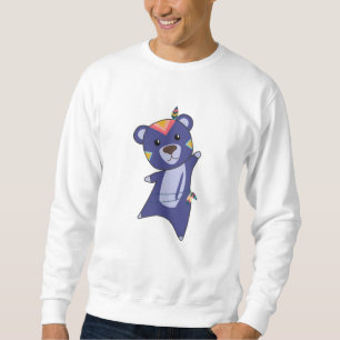 Indischer Bärenbär Fashion Teddy Feather Sweatshirt