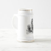 Indischer Becher Bierglas (Vorderseite Links)