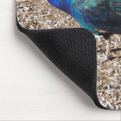 Indischer Blau-Pfau-Mauspad Mousepad (Ecke)