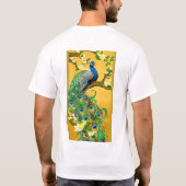 Indischer Blauer Pfauenschutz-T - Shirt (Rückseite)