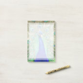 Indischer Blaupfau Post-it Klebezettel (Auf Schreibtisch)